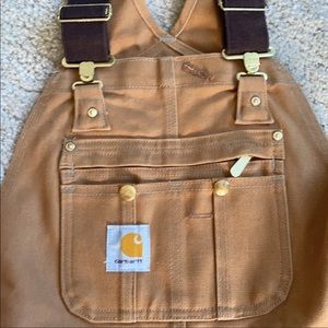 Carhartt Quilted/lined Carpenter Overalls 34x30